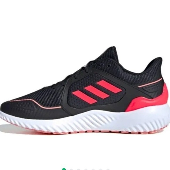 New ADIDAS Size 8.5 ClimaWarm Bounce Running Marathon Black Pink White Sneakers - Picture 2 of 2